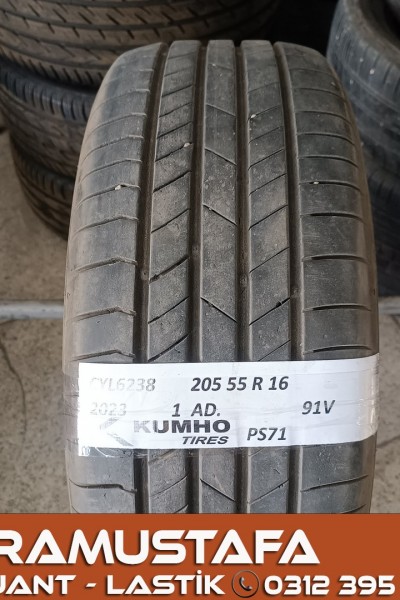 205 55 R 16 KUMHO PS71 91V * 2023 * 1 ADET * CYL6238 **