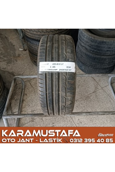 225 45 R 17 DUNLOP SPORTMAX RT 91W * 2020 * 1 ADET * CYL6240 **