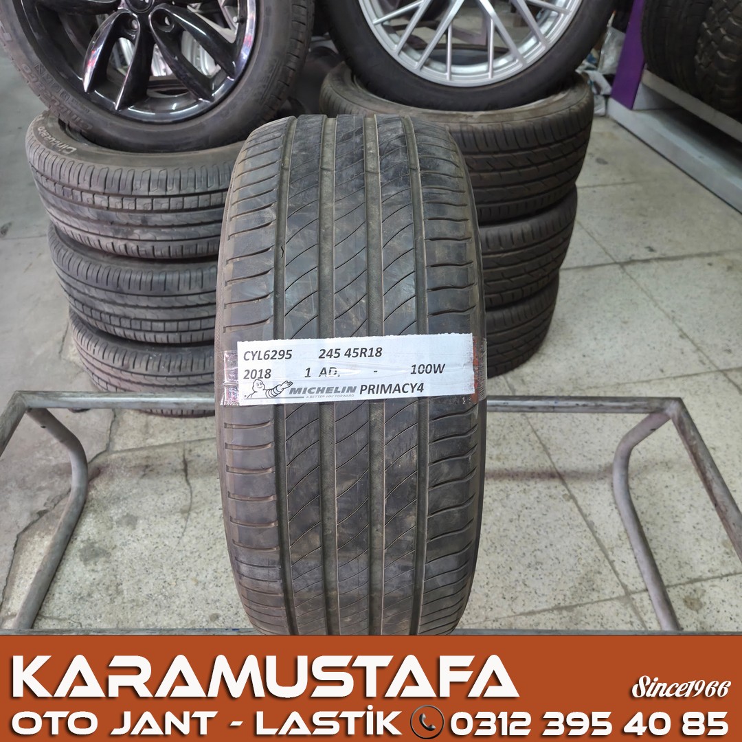 245 45 R 18 MICHELIN PRIMACY4 100W * 2018 * 1 ADET * CYL6295