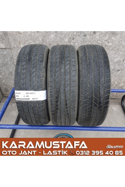 185 60 R 15 BRIDGESTONE RE080 84H * 2006 * 4 ADET * CYL633 **
