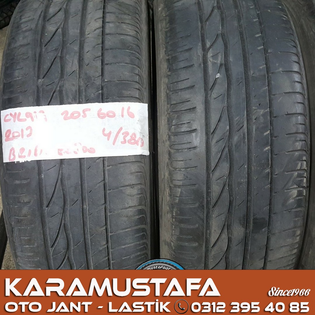 205 55 R 16 BRIDGESTONE ER300 92H * 2011 * 2 ADET * CYL919