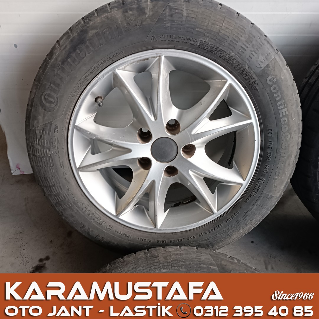 15" RENAULT KANGOO JANT LASTIK TAKIMI 5x108