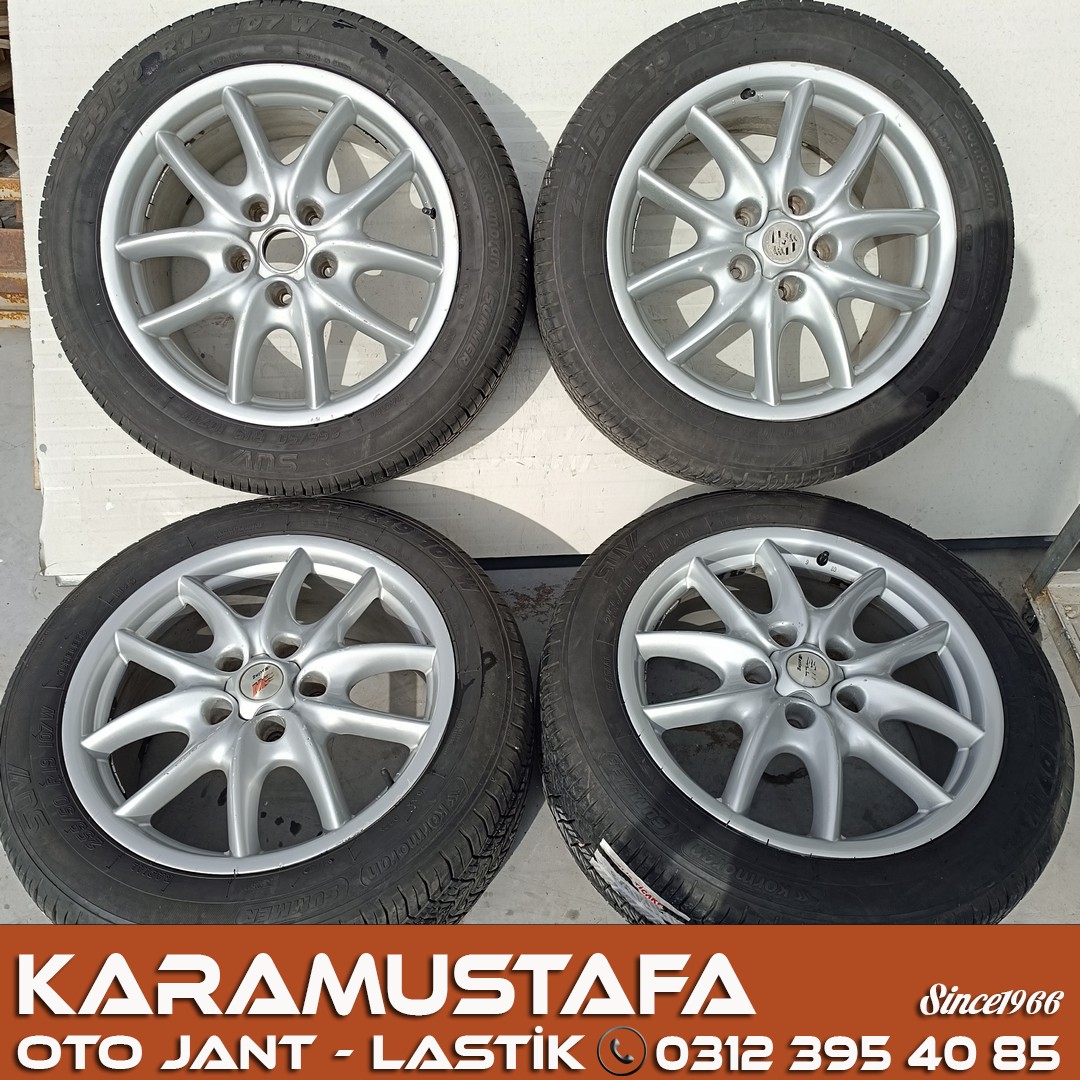 19" PORSCHE CAYENNE ORIJINAL JANT * 255 50 R 19 LASTIK TAKIMI
