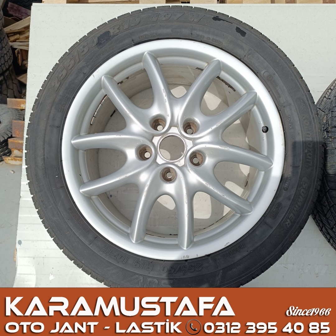 19" PORSCHE CAYENNE ORIJINAL JANT * 255 50 R 19 LASTIK TAKIMI