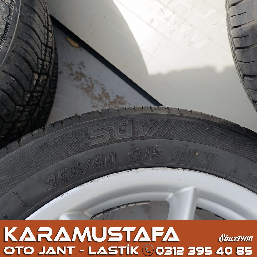 19" PORSCHE CAYENNE ORIJINAL JANT * 255 50 R 19 LASTIK TAKIMI