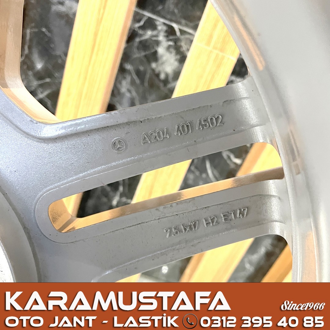 17 MERCEDES BENZ W204 AMG  * SIFIR JANT LASTIK * 1 ADET * CJ022
