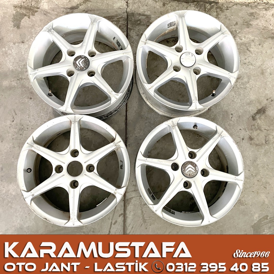 14" KORMETAL JANT TAKIMI 4*108 * PEUGEOT CITROEN * CJ044