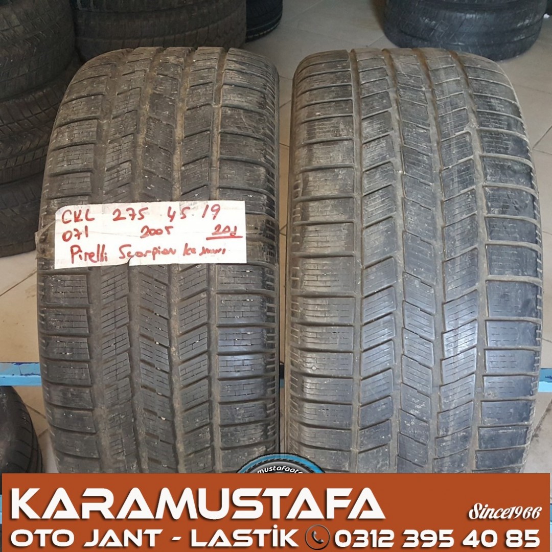 275 45 R 19 PIRELLI KIS * 2005 * 2 ADET * CKL071