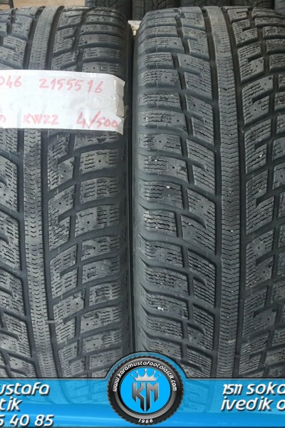 215 55 R 16 KUMHO KW22 97T XL * 2009 * 4 ADET * CKL1046
