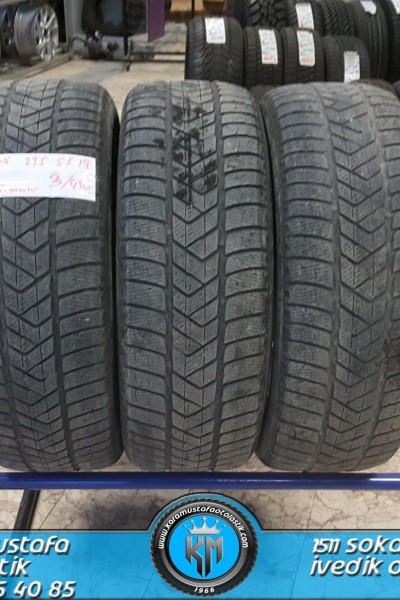 235 55 R 19 PIRELLI SCORPION WINTER 105H * 2012 * 3 ADET * CKL1068