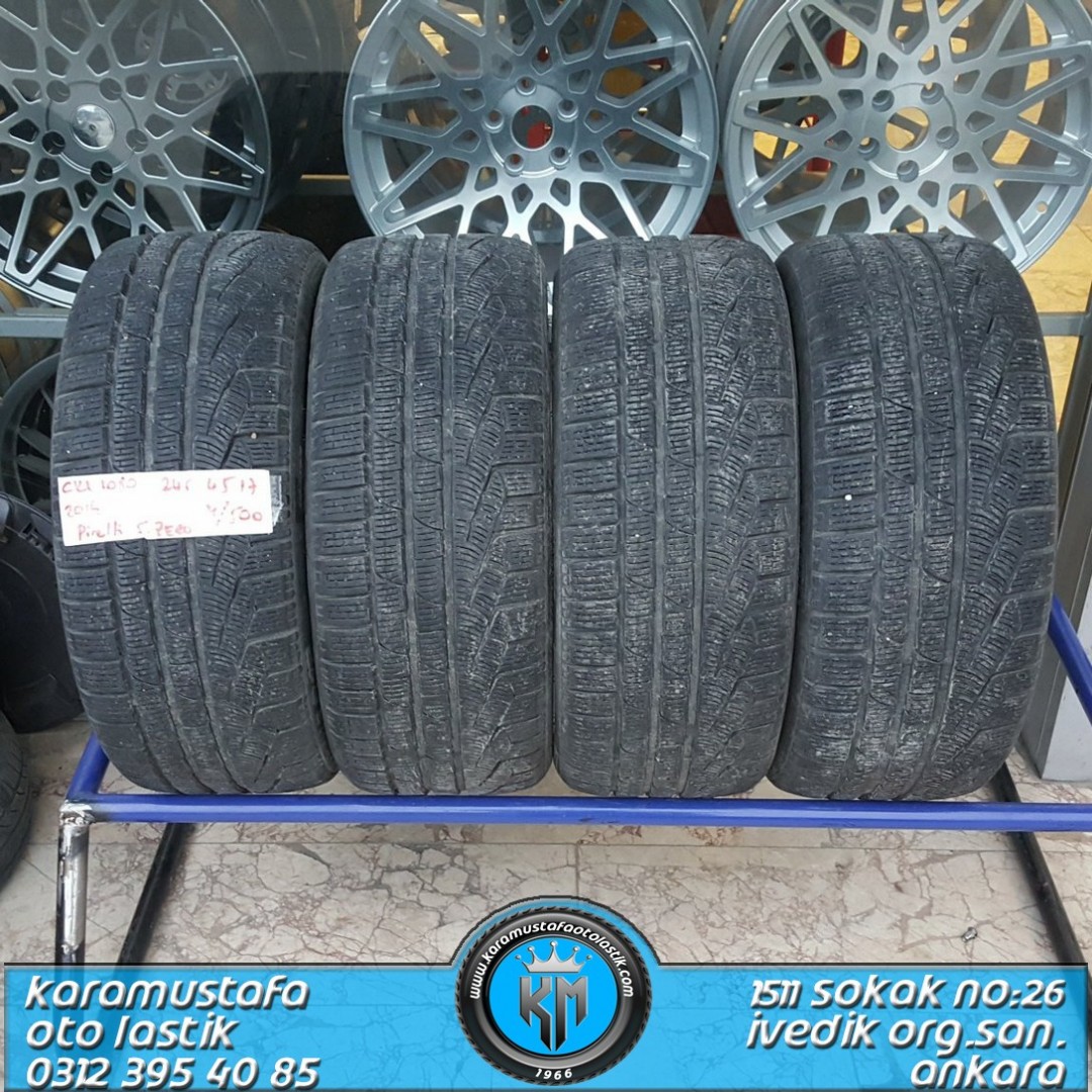 245 45 R 17 PIRELLI S PZERO * 2014 * 4 ADET * CKL1080