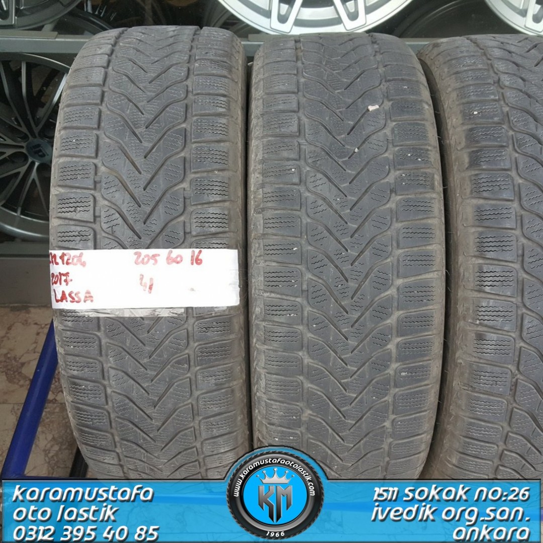 205 60 R 16 LASSA SNOWAYS3 92H * 2017 * 4 ADET * CKL1204