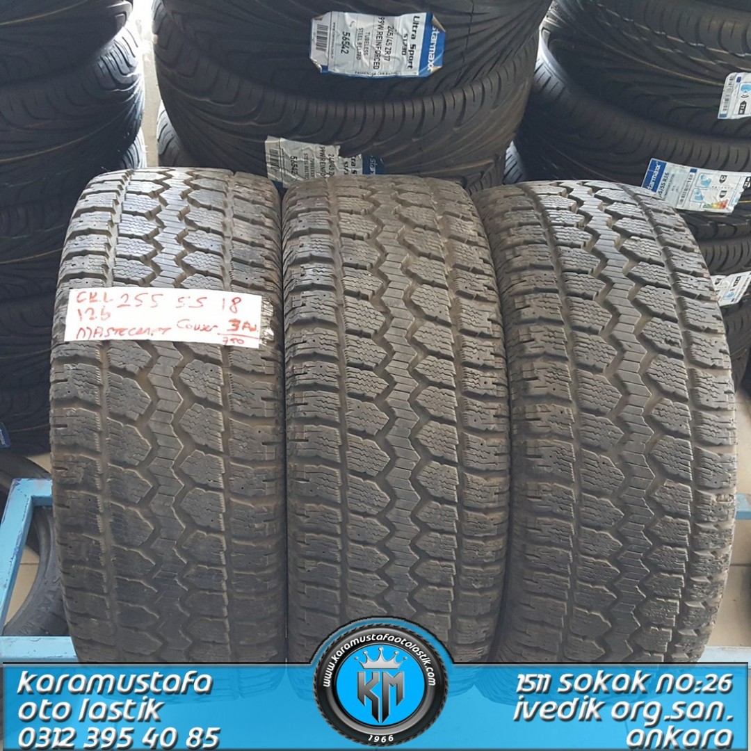 255 55 R 18 MASTERCRAFT COUSER * 2012 * 3 ADET * CKL126