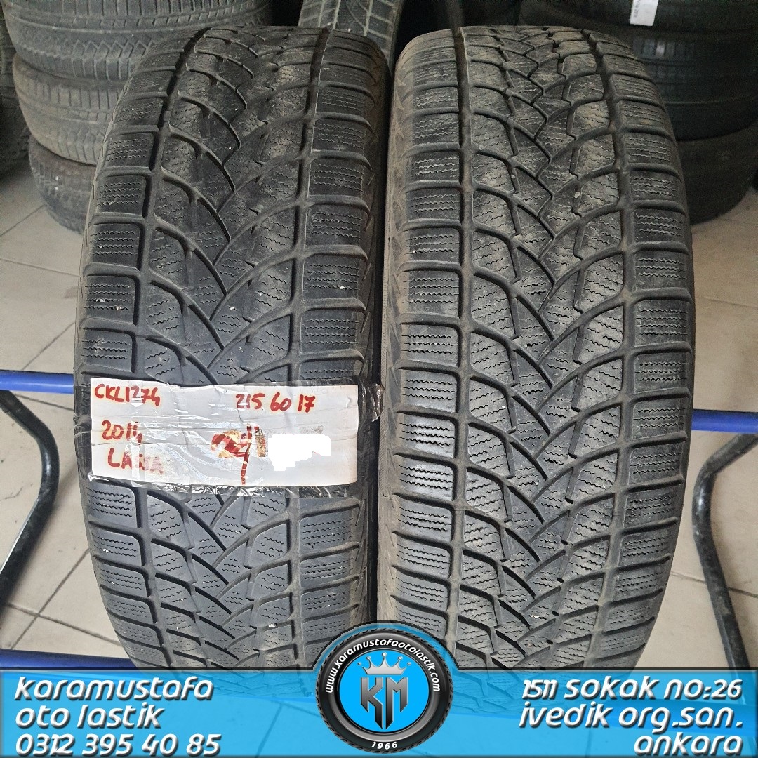 215 60 R 17 LASSA SNOWYAS * 2014 * 2 ADET * CKL1274