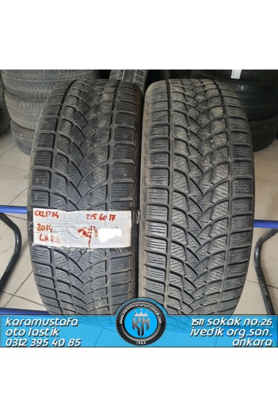 215 60 R 17 LASSA SNOWYAS * 2014 * 2 ADET * CKL1274