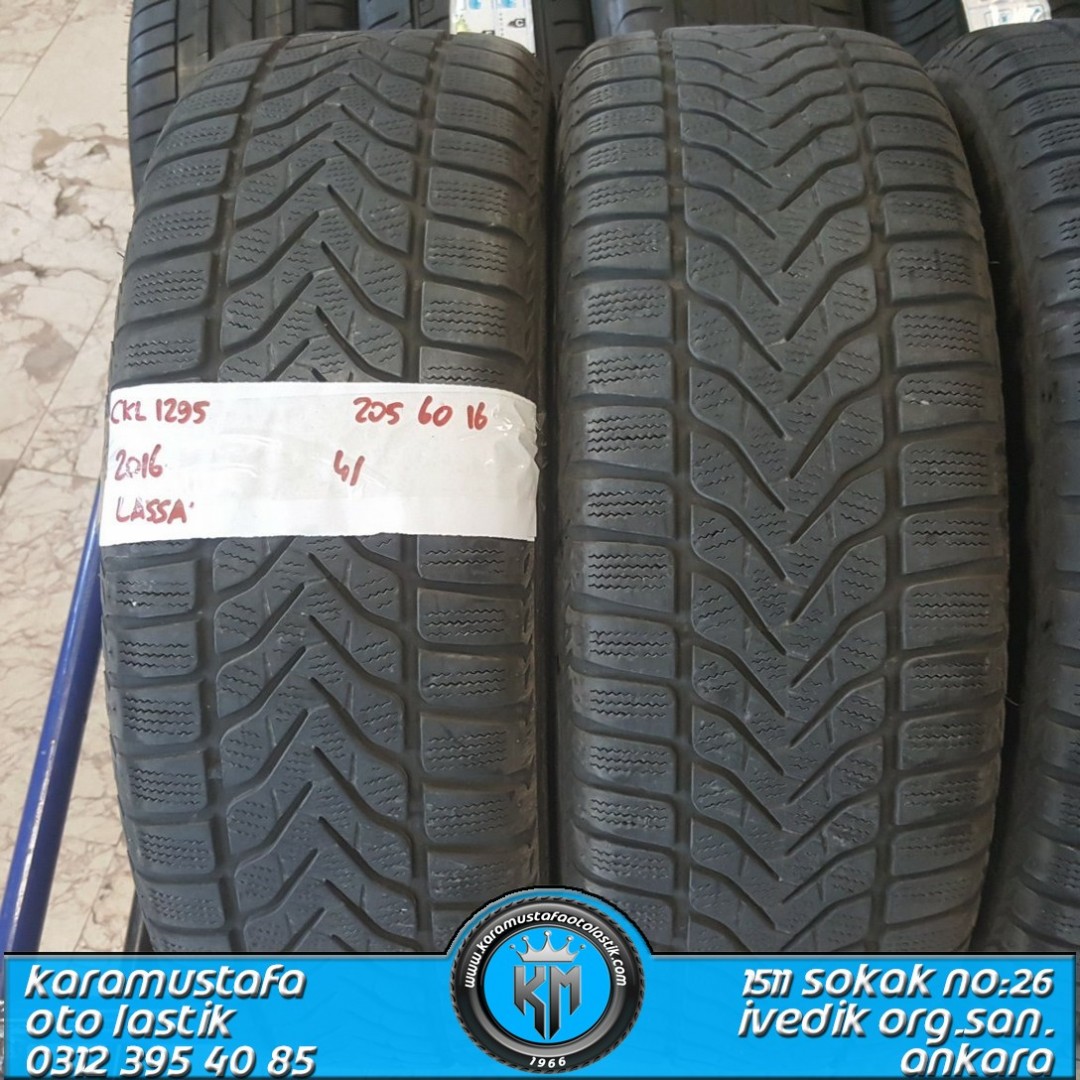 205 60 R 16 LASSA SNOWAYS3 92H * 2016 * 4 ADET * CKL1295