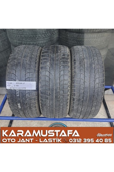225 50 R 17 MICHELIN ALPIN 94T * 2010 * 3 ADET * CKL131