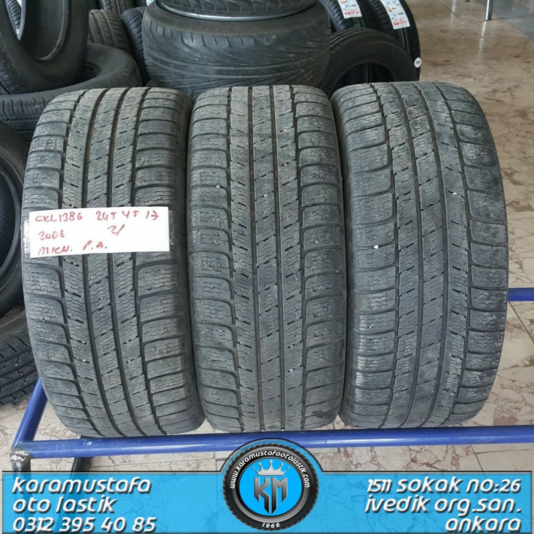 245 45 R 17 MICHELIN PRIMACY ALPIN * 2008 * 3 ADET * CKL1386