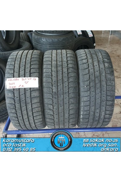 245 45 R 17 MICHELIN PRIMACY ALPIN * 2008 * 3 ADET * CKL1386