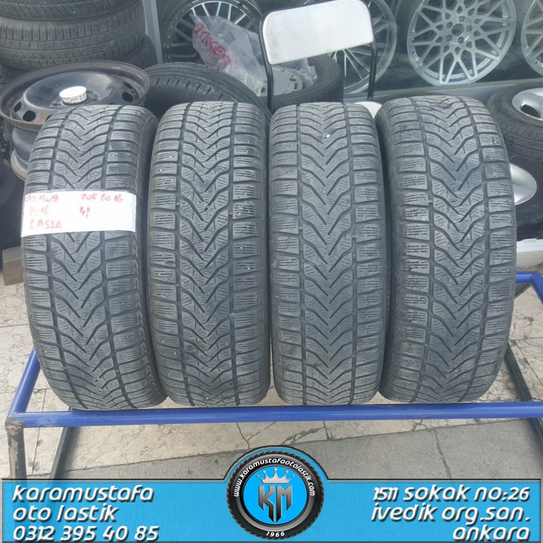 205 60 R 16 LASSA SNOWAYS3 * 2016 * 4 ADET * CKL1409