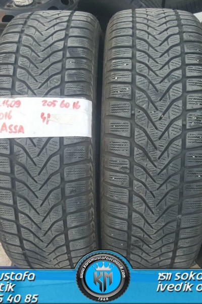 205 60 R 16 LASSA SNOWAYS3 * 2016 * 4 ADET * CKL1409