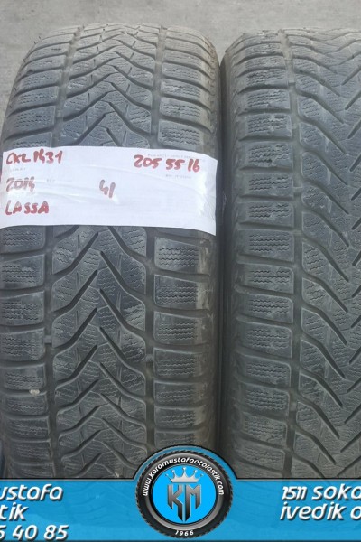 205 55 R 16 LASSA SNOWAYS3 91H * 2014 * 4 ADET * CKL1431