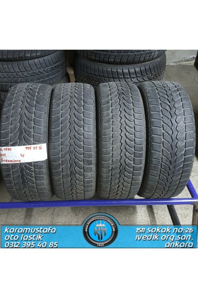 195 55 R 16 BRIDGESTONE LM32 87H * 2015 * 4 ADET * CKL1591