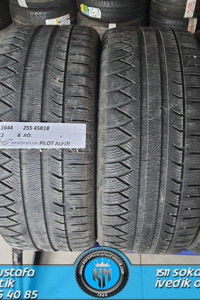 255 45 R 18 MICHELIN PILOT ALPIN * 2012 * 4 ADET * CKL1644
