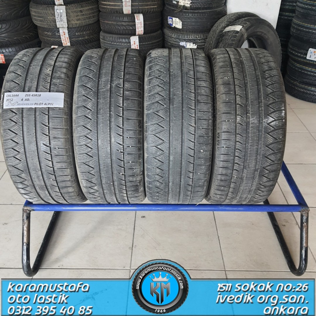 255 45 R 18 MICHELIN PILOT ALPIN * 2012 * 4 ADET * CKL1644