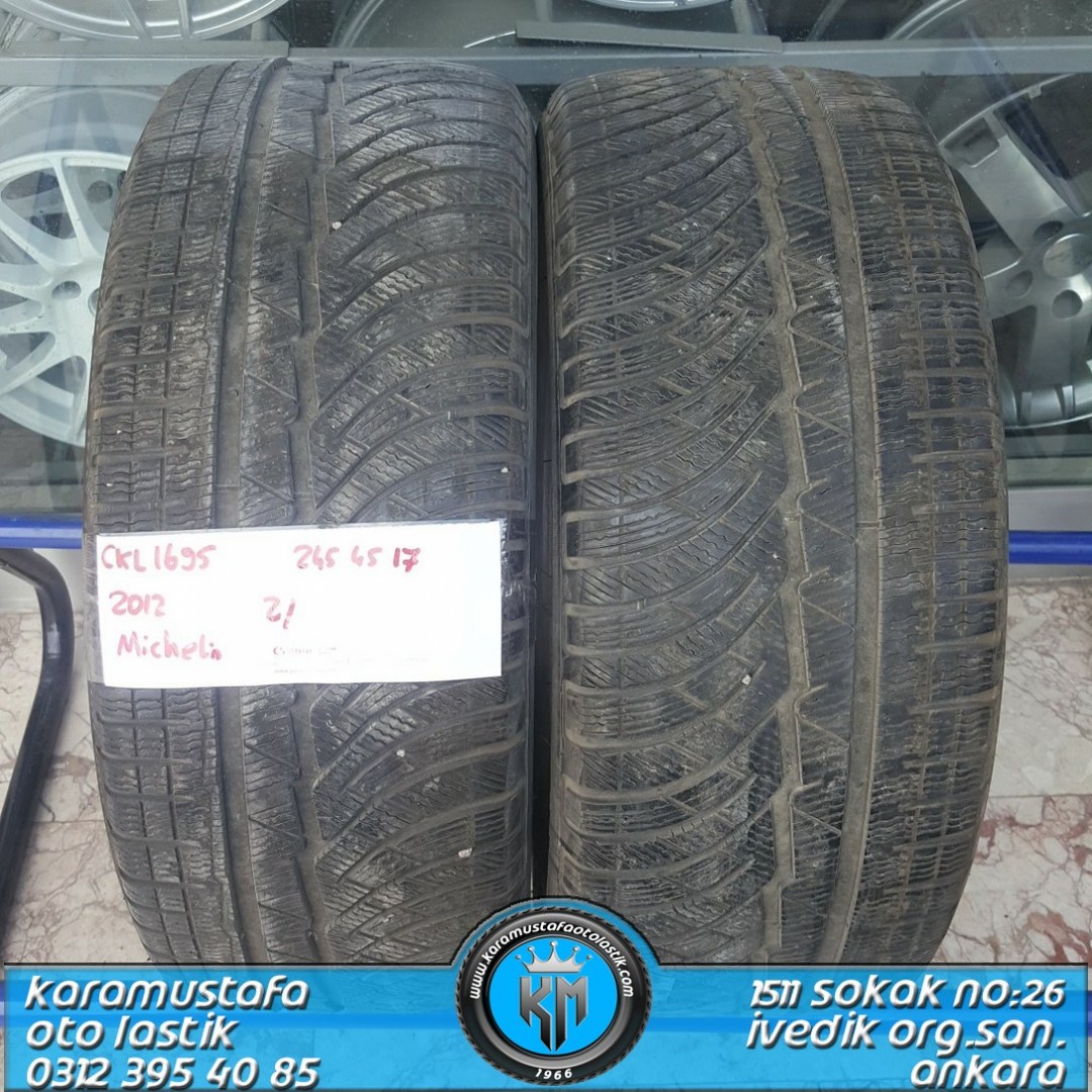 245 45 R 17 MICHELIN * 2012 * 2 ADET * CKL1695