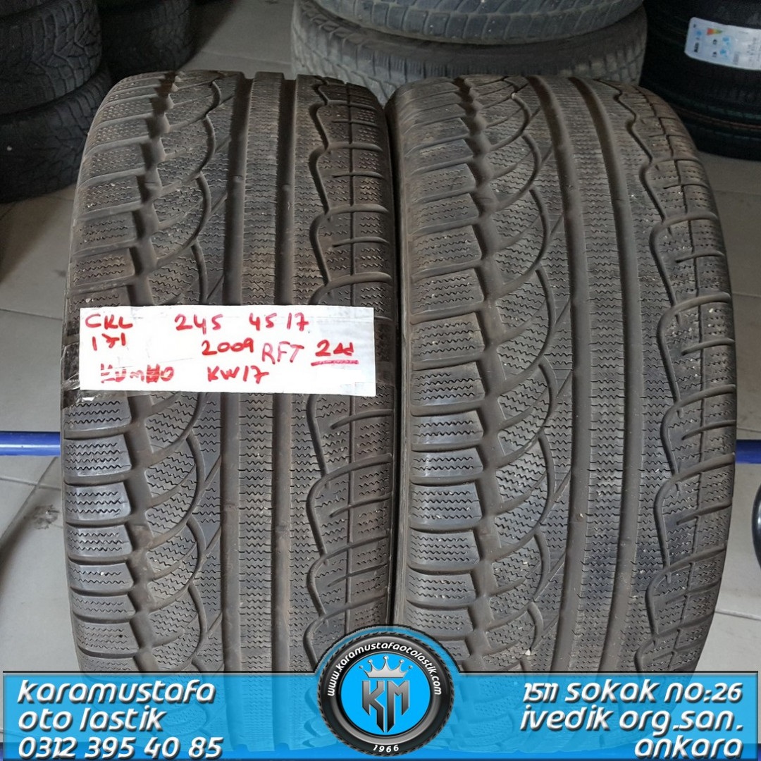 245 45 R 17 KUMHO KW17 * 2009 * 2 ADET * CKL171