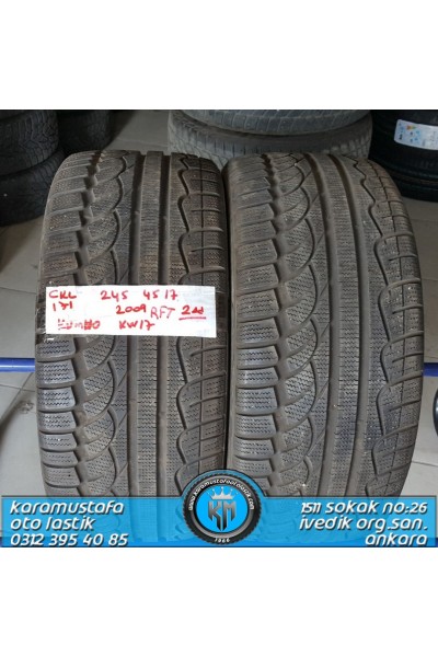 245 45 R 17 KUMHO KW17 * 2009 * 2 ADET * CKL171