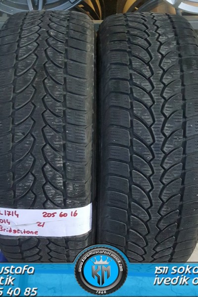 205 60 R 16 BRIDGESTONE LM32 92H * 2014 * 2 ADET * CKL1714