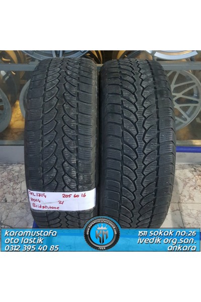 205 60 R 16 BRIDGESTONE LM32 92H * 2014 * 2 ADET * CKL1714
