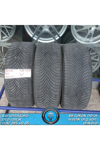 225 45 R 17 MICHELIN ALPIN * 2014 * 2 ADET * CKL1792