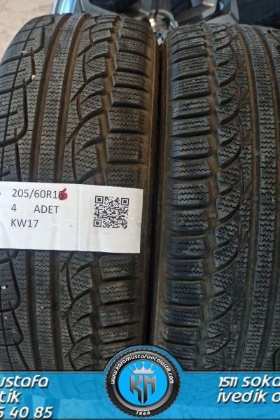 205 60 R 16 KUMHO KW17 96H * 2012 * 4 ADET * CKL1835