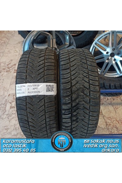 215 55 R 16 MAXXIS ALLSEASON * 2015 * 2 ADET * CKL1836
