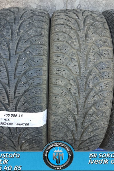 205 55 R 16 HANKOOK WINTER 91T * 2008 * 4 ADET * CKL196