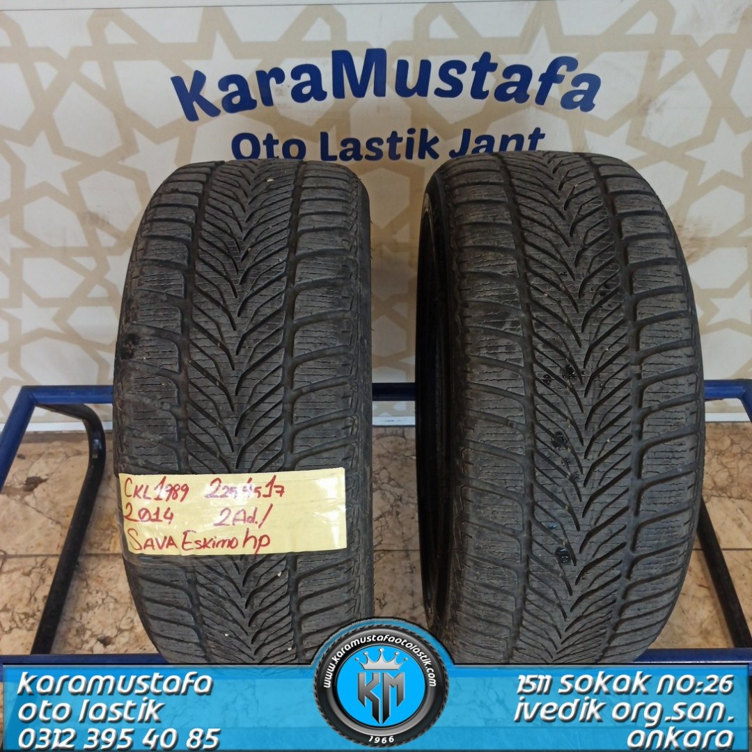 225 45 R 17 SAVA ESKIMO HP * 2014 * 2 ADET * CKL1989
