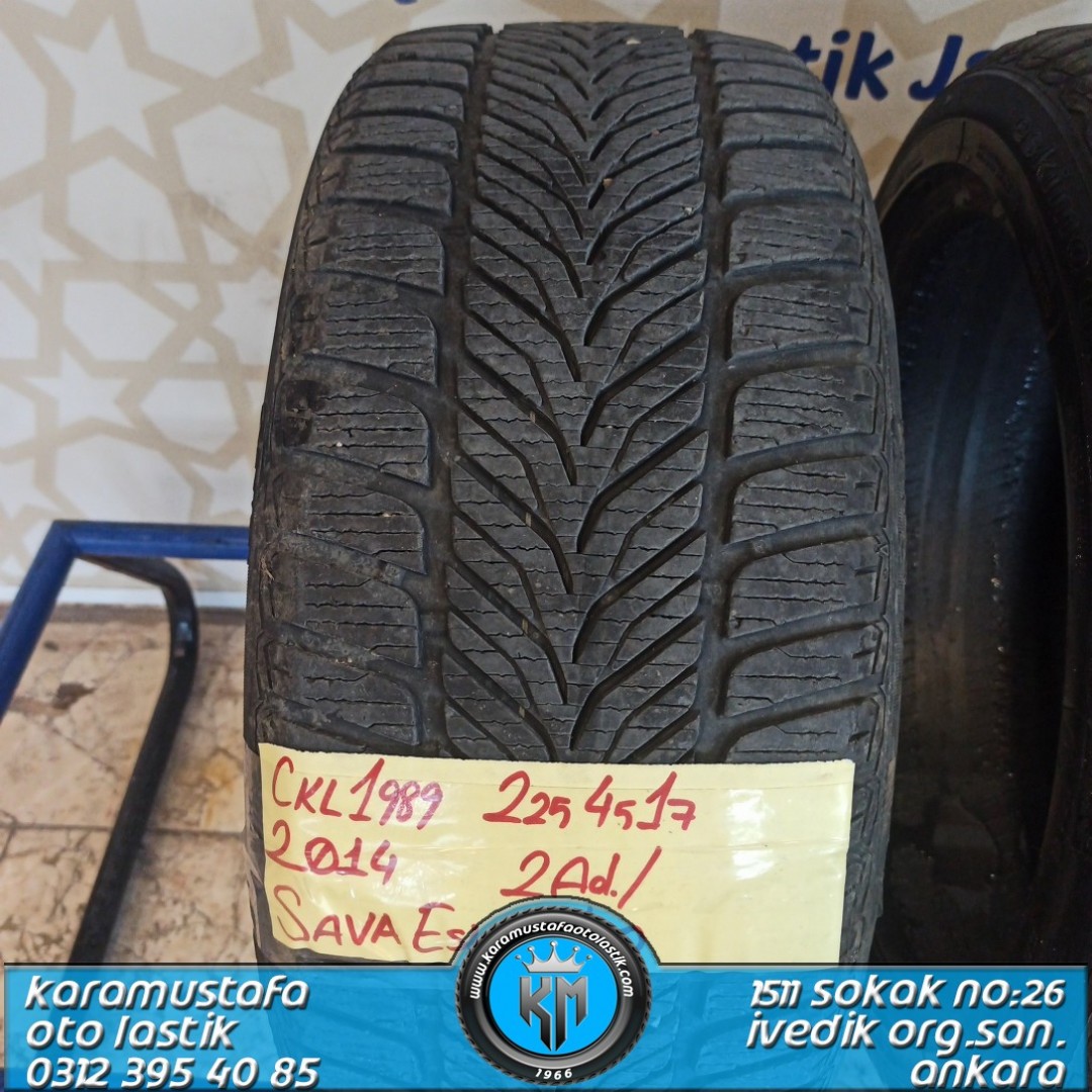 225 45 R 17 SAVA ESKIMO HP * 2014 * 2 ADET * CKL1989