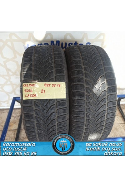 225 55 R 17 LASSA SNOWAYS3 101V * 2016 * 2 ADET * CKL2016