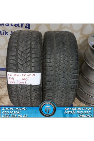 225 45 R 17 PIRELLI SZ3 * 2015 * 2 ADET * CKL2036