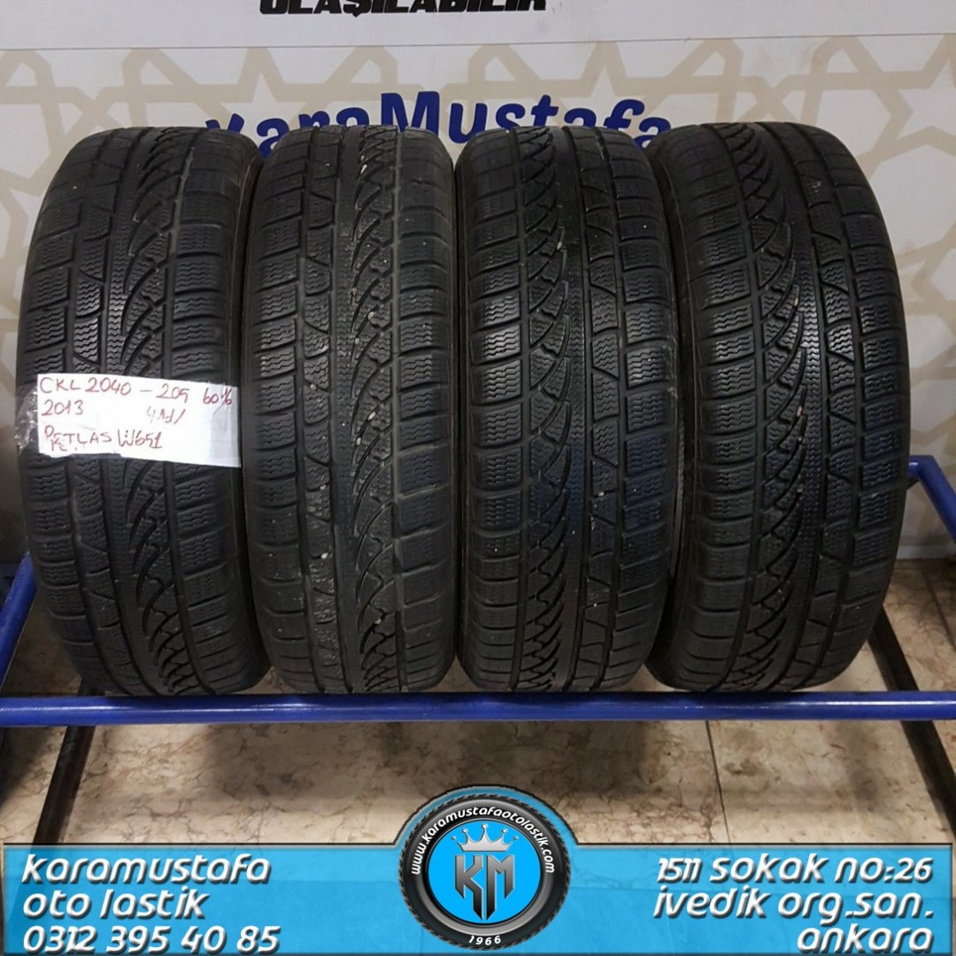 205 60 R 16 PETLAS 92H * 2013 * 4 ADET * CKL2040 *
