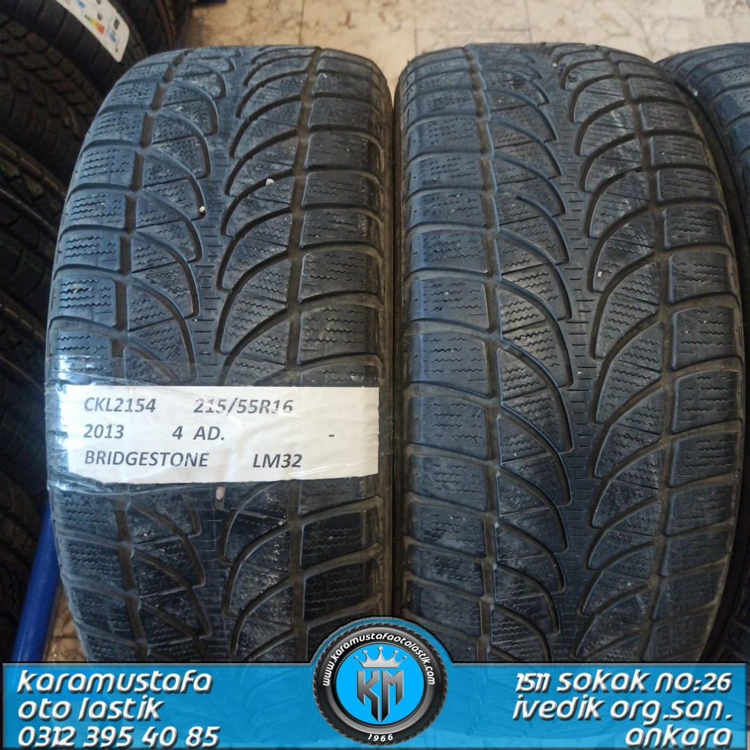215 55 R 16 BRIDGESTONE LM32 97H * 2013 * 4 ADET * CKL2154