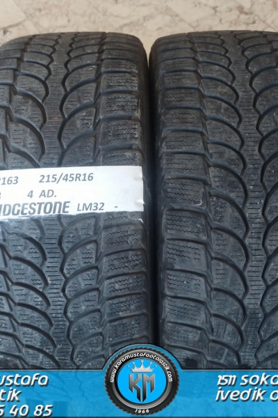 215 45 R 16 BRIDGESTONE LM32 93H * 2013 * 4 ADET * CKL2163