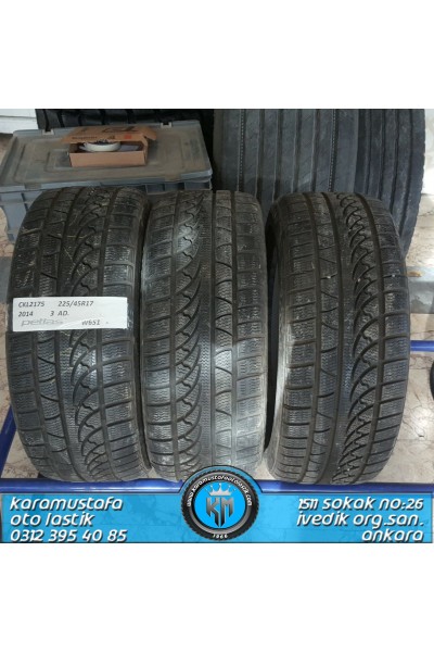 225 45 R 17 PETLAS W651 * 2014 * 3 ADET * CKL2175