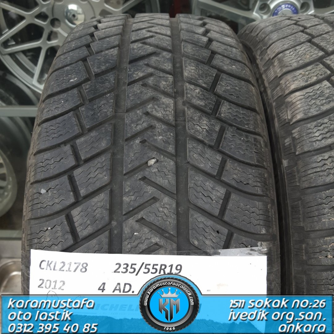 235 55 R 19 MICHELIN LATITUDE ALPIN 105V * 2012 * 4 ADET * CKL2178