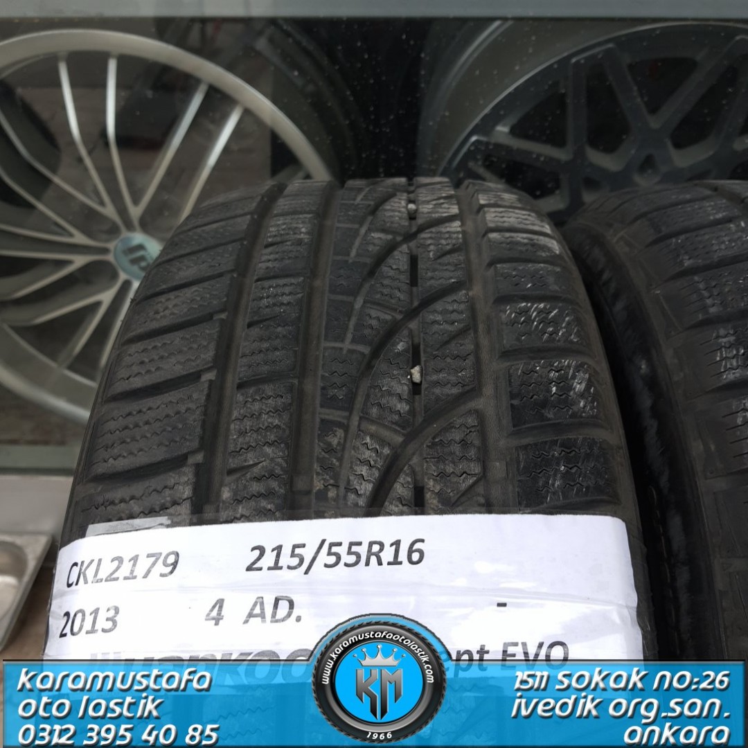 215 55 R 16 HANKOOK W310 93H * 2013 * 4 ADET * CKL2179