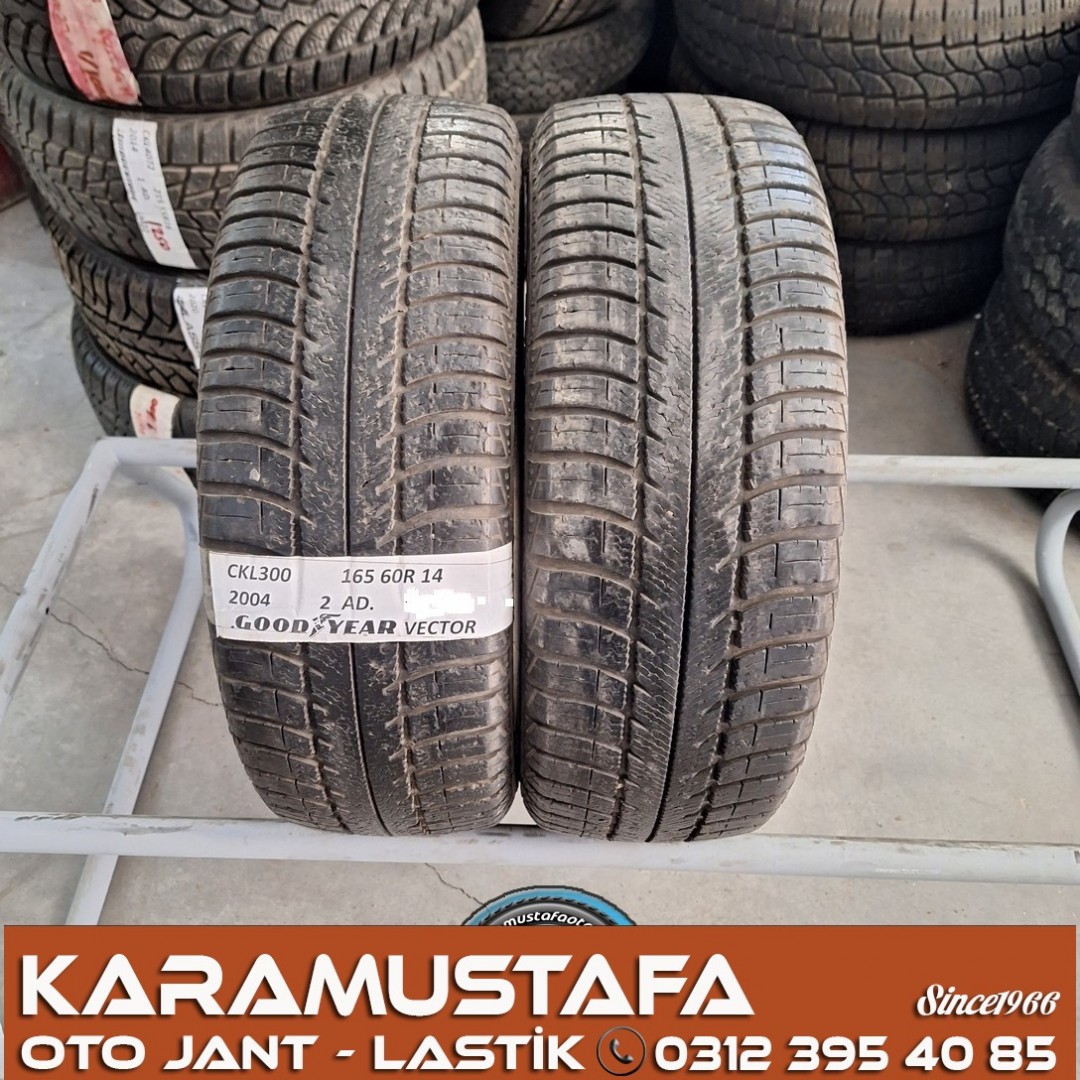 195 60 R 14 GOODYEAR VECTOR 5 86T * 2004 * 2 ADET * CKL300