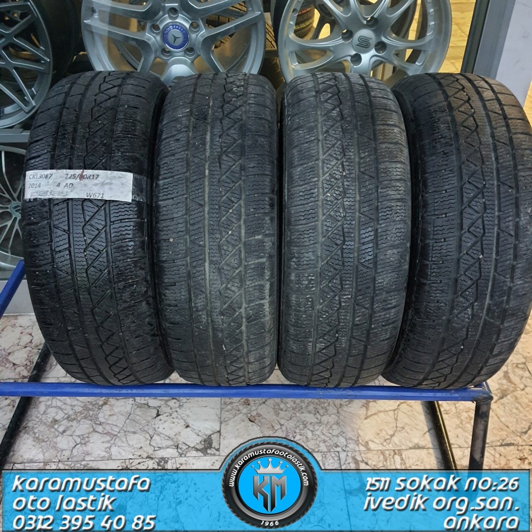 225 60 R 17 PETLAS W651 * 2014 * 4 ADET * CKL3087